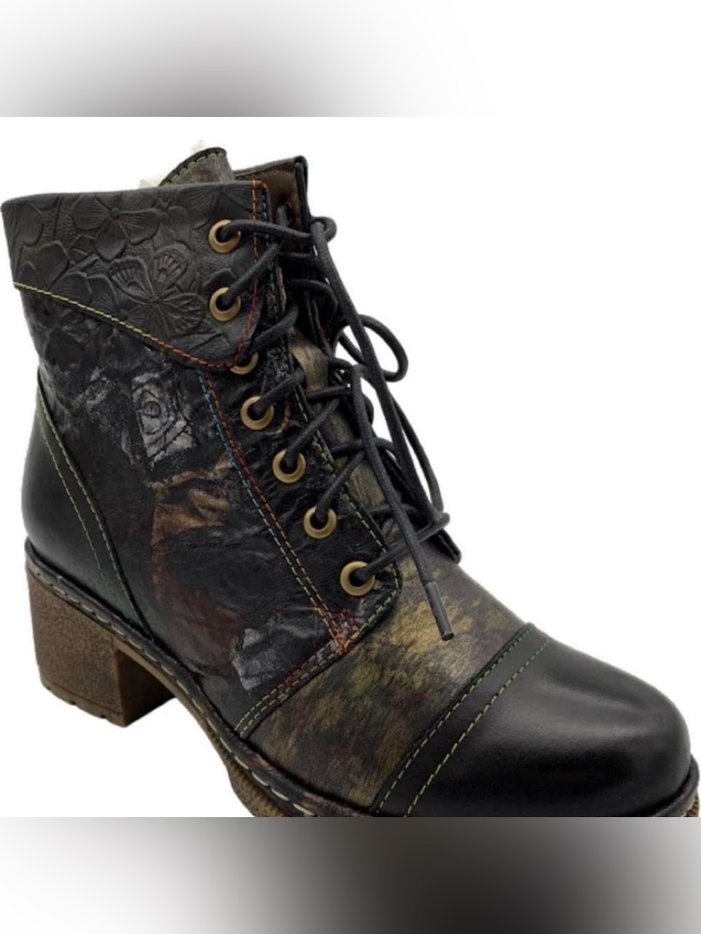 Spring Step L'Artiste Women's Black and Brown Boots